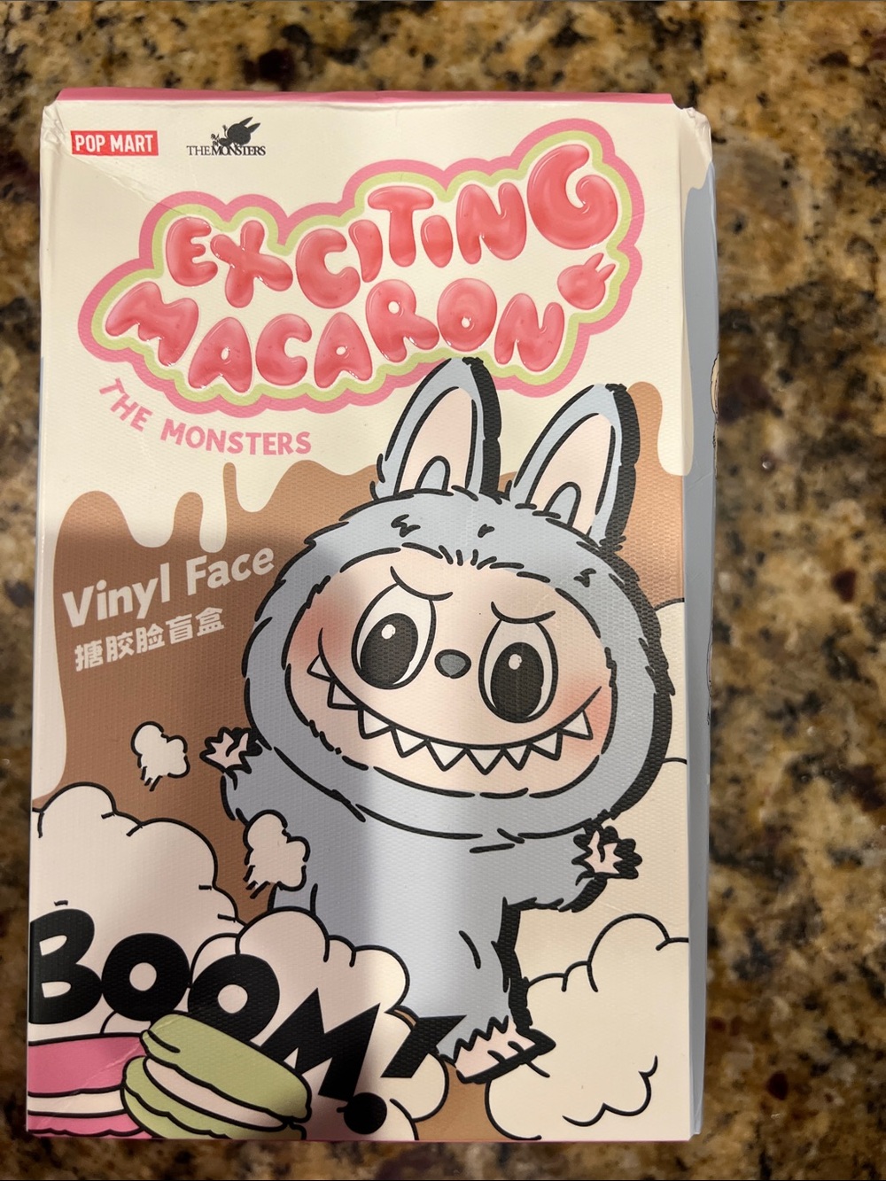 POP MART Exciting Macaron The Monsters Vinyl Face Box NIB